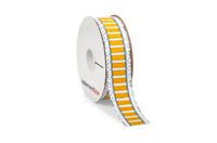 553-60015 HellermannTyton TLFX DS Suspend Heat Shrink Cable Marker, Yellow, Pre-printed "Ladder Style", 6.4 → 12.7mm