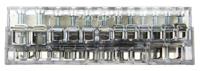 441-4330 RS PRO Distribution Block, 12 Way, 16 mm², 25 mm², 50 mm², 160A, 500 V, Clear