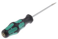 05008015001 Wera Slotted  Screwdriver, 3.5 mm Tip, 100 mm Blade, 181 mm Overall