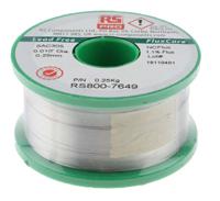 800-7649 RS PRO Wire, 0.25mm Lead Free Solder, 217°C Melting Point