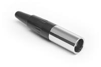 ag5m Amphenol Industrial Chassis Mount XLR Connector, Male, IP00, 50 V, 5 Way, Nickel Plating