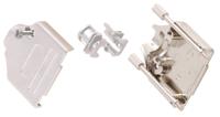 mhdtzk37-ra-hi-k MH Connectors MHDTZK-RA Series Zinc D Sub Backshell, 37 Way, Strain Relief