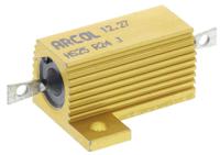 hs25-r24-j Arcol, 240mΩ 25W Wire Wound Chassis Mount Resistor HS25 R24 J ±5%