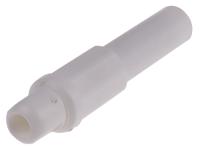 454-312 RS PRO White Male Banana Plug, 4 mm Connector, Solder Termination, 10A, 1000V, Tin Plating