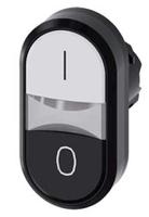 3su1000-3ab61-0ak0 Siemens SIRIUS ACT Series Black, White Momentary Push Button, 22mm Cutout, IP66, IP67, IP69K