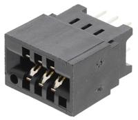 7-5530843-7 TE Connectivity 100 Series Series Female Edge Connector, Through Hole Mount, 6-Contacts, 2.54mm Pitch, 2-Row, Solder