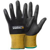 8800-9 Tegera 8800 Black, Yellow Nylon, Spandex Work Gloves, Size 9, Nitrile Coating