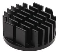ick-led-r-32x14-g Fischer Elektronik Heatsink, Universal Round Alu, 15.23K/W, 32 (Dia.) x 14mm, Adhesive Foil, Conductive Foil
