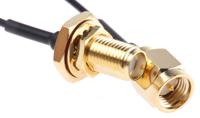 794-2879 RS PRO SMA-SMA Plug Cable Assembly Series Female SMA to Male SMA, 100 mm 50 Ω