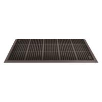 549s0035bl Notrax Safety Stance Nitrile Rubber Anti-Fatigue Mat, 900mm x 150cm x 22mm