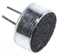 724-3134 RS PRO Omni-Directional, Through Hole 9.7mm Microphone Condenser -41dB