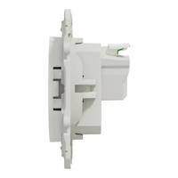 s520059 Schneider Electric White 1 Gang Plug Socket, 2 Poles, 16A, Type E - French
