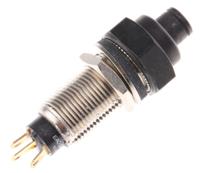 171725230 EOZ Push Button Switch, Momentary, Panel Mount, 10mm Cutout, SPST, 12 - 220V ac, IP67