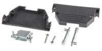 2801-0102-04 MH Connectors MHED Series ABS D Sub Backshell, 37 Way, Strain Relief