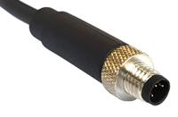 pxptpu08fim05bcl010pur Bulgin Male M8 to Unterminated 5 way Free End Sensor Actuator Cable