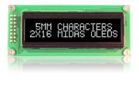 mcob21605b1v-ewp Midas White OLED Display COB Parallel Interface