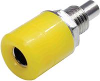 208-0301 RS PRO Yellow Female Banana Socket, 4 mm Connector, Solder Termination, 24A, 30V, Nickel Plating