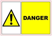 lp2 Viso Hazard & Warning Label (English)