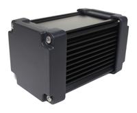 awn7-7-11ebb Takachi Electric Industrial AWN Black Aluminium Heat Sink Case, 110 x 65.8 x 65.8mm