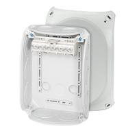 dk-1006-g HENSEL DK Series Grey Polypropylene Terminal Box, IP66, 5 Terminals, 77 x 180 x 130mm