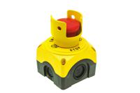 s1py91s Lovato S1P Series Twist Release Emergency Stop Push Button, Surface Mount, 1NC, IP66, IP67, IP69K