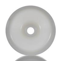 4021 LAG White Polyamide Hygienic, Low Rolling Resistance, Non-Marking Trolley Wheel, 150kg