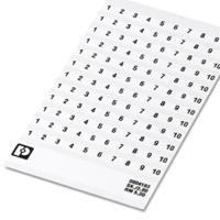 08041830011 Phoenix Contact, SK 5/3.8 Terminal Marker for use with  for use with Terminal Blocks