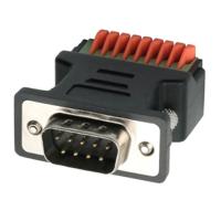 ex-49110 Exsys 9-Pin Male Male to Terminal Block Female Adapter