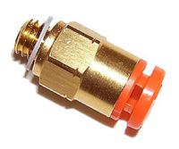 kq2h01-32n SMC KQ2 Series Straight Threaded Adaptor, UNF 10-32 Male to Push In 1/8 in, Threaded-to-Tube Connection Style
