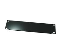 pan219 S2Ceb-Groupe Cae Black Steel Rack Panel, 2U, 483 x 88mm