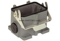 19300480293 HARTING Han B Heavy Duty Power Connector Housing, M40 Thread, Side Entry