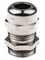 53112220 Lapp SKINTOP Series Metallic Nickel Plated Brass Cable Gland, PG11 Thread, 4mm min., 10mm max., IP68