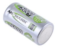 5030922 Ansmann MaxE Ansmann NiMH Rechargeable D Batteries, 5Ah