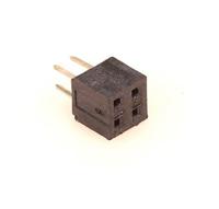 791077001 Molex 79107 Series Vertical Through Hole Mount PCB Connector, 4-Contact, 2-Row, 2mm Pitch, Solder Termination