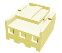 1-1123722-3 TE Connectivity, Economy Power Male Connector Housing, 3.96mm Pitch, 3 Way, 1 Row