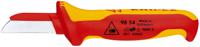 98-54 Knipex Cable Knife insulating multi-component handle, VDE/1000V, 190 mm Overall, 50 mm Blade, Bimaterial Handle