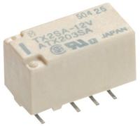 tx2sa-12v Panasonic Surface Mount Signal Relay, 12V dc Coil, 2A Switching Current, DPDT