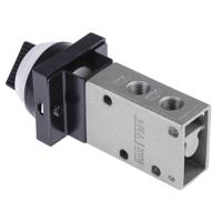 vm430-01-34b SMC Twist Selector 3/2 Pneumatic Manual Control Valve VM400 Series, Rc 1/8, 1/8in, III B