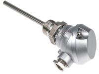 90203010-402-1003-1-6-100-104000 Jumo PT100 RTD Sensor, 6mm Dia, 100mm Long, 2 Wire, G1/2, Class B +400°C Max