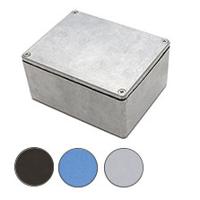 454-0030e Deltron Black Enclosure, IP66, Flanged, 115 x 90 x 55mm