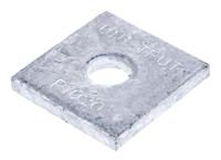 p1020 Steel Square Bracket 1 Hole, 7/16in Holes, 41.3 x 41.3mm