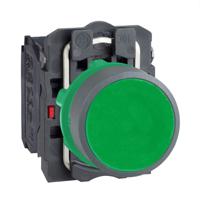 xb5aa35c0 Schneider Electric XB5 Series Push Button, 22mm Cutout, 1 NO + 1 NC, 600V, IP66, IP67