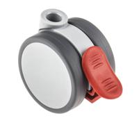 5925uai055l51-8 Tente Swivel Castor Wheel, 80kg Capacity, 55mm Wheel