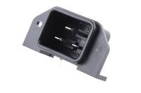 61630018 Schurter C20 Panel Mount IEC Connector Male, 16A, 250 V