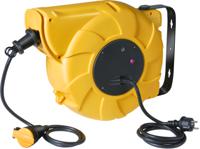 1241201 brennenstuhl 20m 1 Socket Type E - French Extension Reel, 230 V, IP44