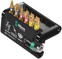 05057416001 Wera Impact Bit Set 7 Pieces, Hexagon, Phillips, Pozidriv, Slotted, Torx
