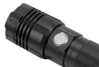 1600-0445-520 Ansmann LED Torch Black - Rechargeable, 153.7mm