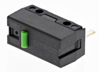 d2fs-f-n Omron Pin Plunger Micro Switch, PCB Straight Terminal, 100 mA @ 5 V dc, SPST, IP40