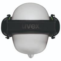 2630010 uvex K10 Speak & Listen Ear Defender with Headband, 30dB, Black, Green