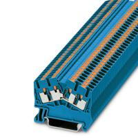 3212002 Phoenix Contact  PTS 2.5-QUATTRO BU Series Blue, 0.14 → 4mm², Single-Level, Push In Termination